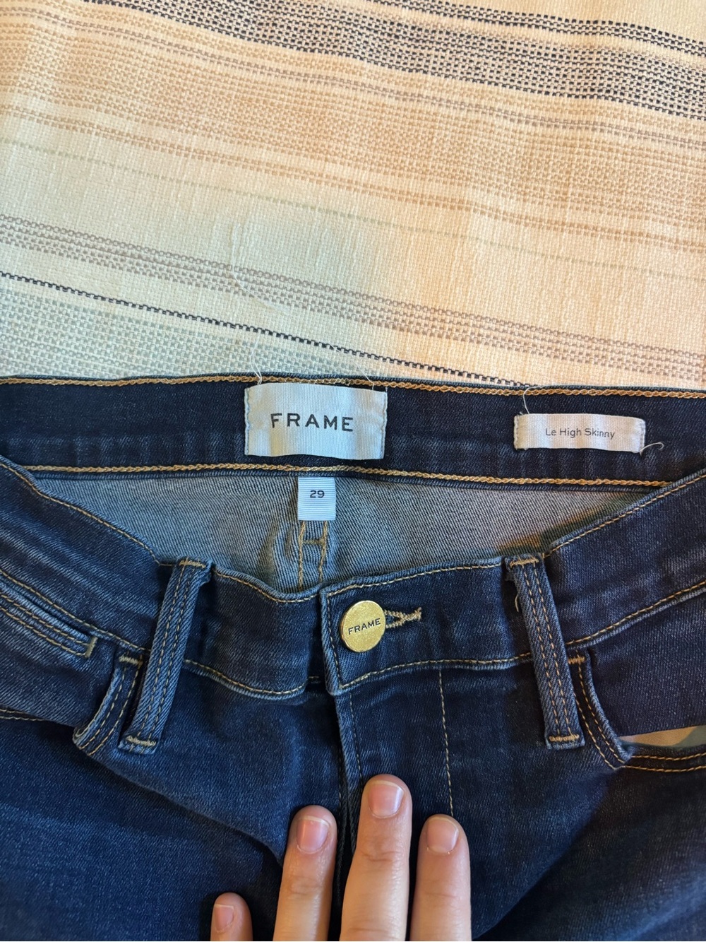 Frame Denim Women's Skinny Jeans 29 - Picture 3 of 5